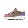 Zapatillas retro running DUUO CALMA HI caqui y lila