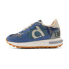 Sabatilles retro amb falca duuo SLOW AGED blau