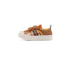 Zapatillas veganas infantiles con velcro DUUO COL NOMO marrón