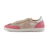 Zapatilla plana de rejilla DUUO ONA LACE beige y rosa