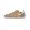 duuo ONA beige and grey mesh flat shoe