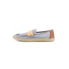 duuo ONA MOK 07 breathable mesh moccasin in grey and mustard
