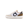 Zapatilla casual de plataforma con contraste en negro y oliva duuo FENIX 120