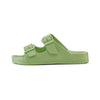 Sandalias verde planas de goma EVA FLAT 74
