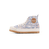 High-top sneaker with blue floral embroidery, duuo COL PLUS NIKA 68