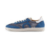 Zapatilla plana trenzada de rejilla DUUO ONA LACE azul