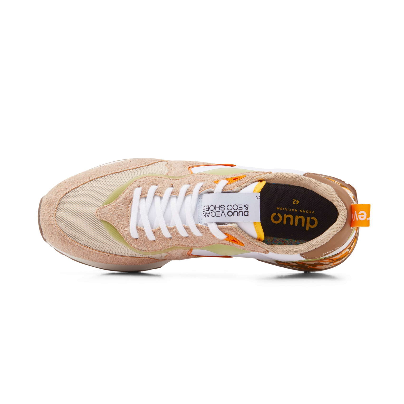 duuo CALMA 2.0 beige retro running shoes – duuoshop.com