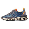 DUUO SENSEI MOON Sneaker in Marineblau mit orangefarbenen Details