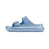 Sandalias azul metalizado con plataforma de goma DUUO Eva Curvi 011
