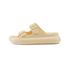 Sandalias amarillo con plataforma de goma EVA CURVI 13