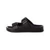 Sandalias negras planas block de goma DUUO Eva Flat 02