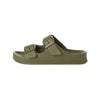 Sandalias verde caqui planas block de goma DUUO Eva Flat 11