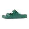 Sandalias verde oscuro planas de goma DUUO Eva Flat 19