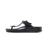 Sandalias negras planas de goma DUUO EVA FLOW BLACK